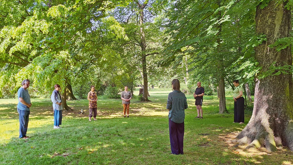 Qui Gong und Waldbaden in Dresden mit Anja Alexandra Kaufhold